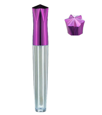 Hexagram lip Gloss tube, lip gloss tube with hexagram cap