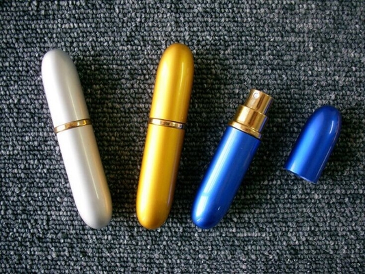 5ml bullet aluminium shell perfume sprayer bottle