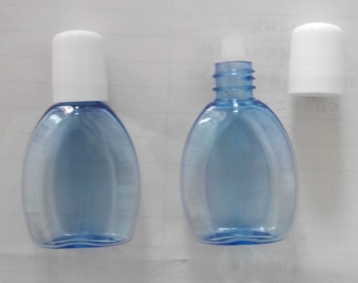 10ml Of High-Grade Blue Transparent Eye Dropping Bottle, PET Dropping Bottles Packaging