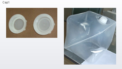 Collapsible Plastic Cubitainers Caps