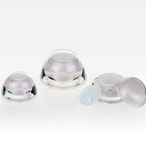 Unique and innovation shape plastic cream jar, fashionable plastic pp cream jar