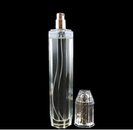 High-end polishing perfume spray bottle, superior quality glass perfume bottle