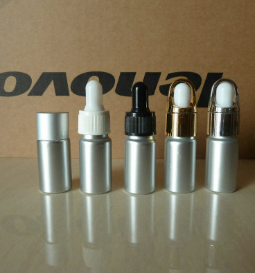 10ml aluminium essential oil dropper bottle, 10ml essence packing aluminium bottle