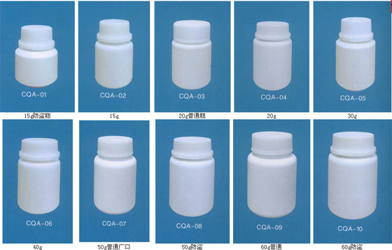 15g-1000g Solid Round Square PE Bottles with anti-theft caps