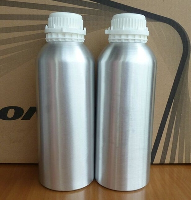1kg golden silver aluminium bottle with white caps, spice aluminium bottles