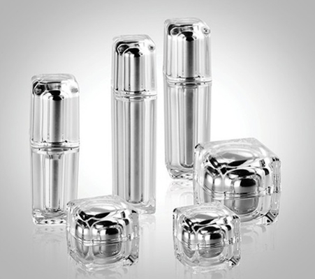 Custom-made 15ml 30ml 50ml Crystal Acrylic Lotion Bottles