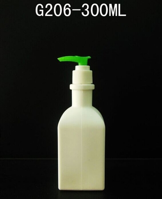 300ml square PE shampoo pump bottle for children, children series shampoo pump bottles