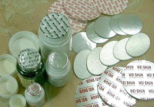 Custom-made Aluminium Induction Cap Seal, Aluminium foil cap seal liners