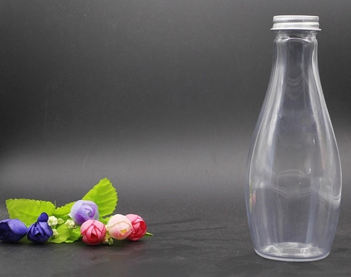 Clear 300ml olive shape water juice beverage bottles
