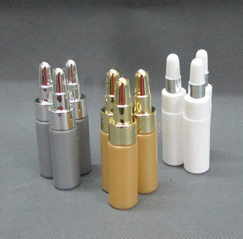 6ml Golden Silver White Color Portable Squeezable Essence PE Bottle For Person Care