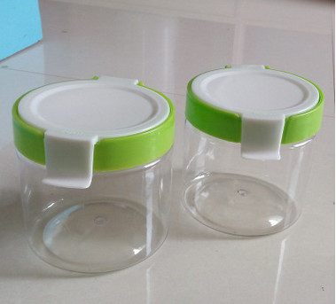 Food Storage PET bottle Kitchen plastic sealed jar for coarse grain