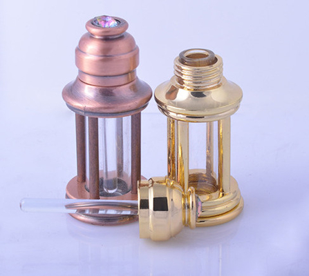 3ml Alloy Retro Style perfume dropper bottle essential oil glass roll on bottle