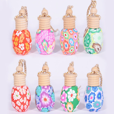 12-15ml polymer clay perfume bottle car accessories tourist crafts