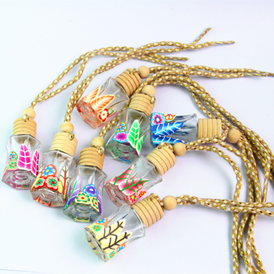 6ml hexagon half polymer clay perfume bottle