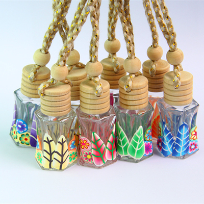 6ml hexagon half polymer clay perfume bottle