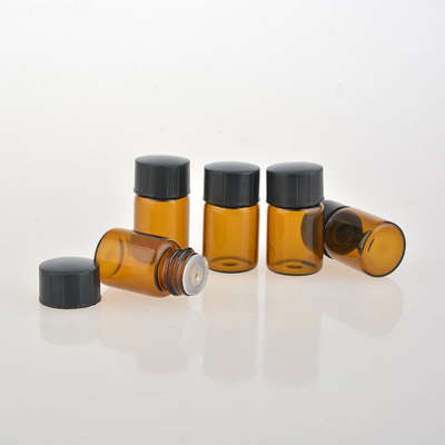 2ml amber glass package bottles, 2ml cosmetic test packing bottle,2ml reagent glass test vial