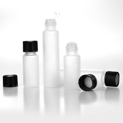 Frosting glass essential oil bottle, 5ml 10ml chemical reagent frosting glass bottle, frosting glass sample test vial