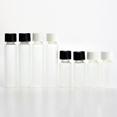 Frosting glass essential oil bottle, 5ml 10ml chemical reagent frosting glass bottle, frosting glass sample test vial
