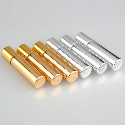 5ml Mini UV glass empty  roll on bottle with aluminium cap for cosmetics essential oil perfume package