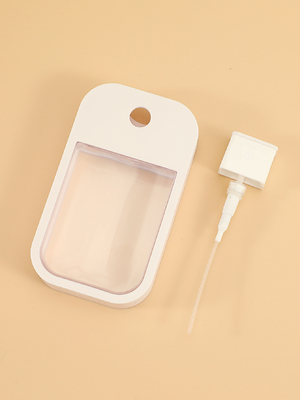 Wholesale 45ml color card bottle color soft silicone plastic bottle pocket perfume Dispenser bottle spray bottle