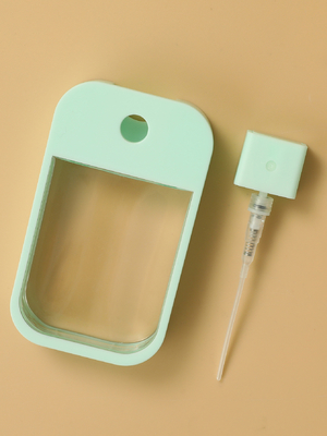 Wholesale 45ml color card bottle color soft silicone plastic bottle pocket perfume Dispenser bottle spray bottle