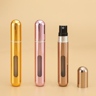 8ml Bottom Direct Filling perfume bottle Portable cycle filling ultra fine atomizing hydrating fragrance spray bottle
