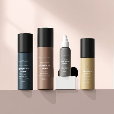 50ml 100ml 150ml 200ml refillable full cover plastic spray bottle cosmetic spray bottle customized high-grade essence spray bottle Hydration pump spray bottle plastic perfume bottle mist spray bottle