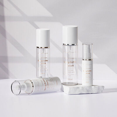 50ml 100ml 150ml 200ml refillable full cover plastic spray bottle cosmetic spray bottle customized high-grade essence spray bottle Hydration pump spray bottle plastic perfume bottle mist spray bottle