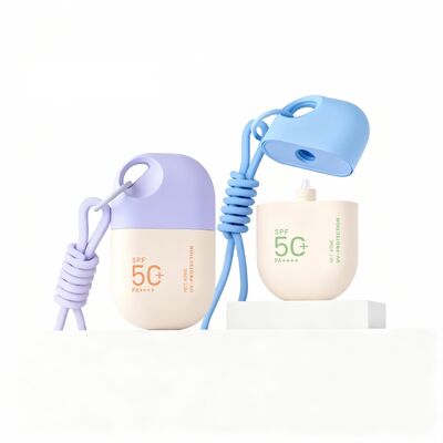 New portable hanging strap sunscreen cosmetic tubes 40ml squeeze hand cream bottle Custom foundation Cosmetic Tubes