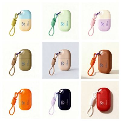 New portable hanging strap sunscreen cosmetic tubes 40ml squeeze hand cream bottle Custom foundation Cosmetic Tubes