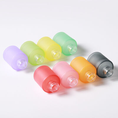 20ml Macaron colorful semi-permeable matte essential oil bottle, essence concentrate serum dropper bottle