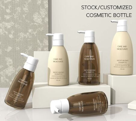 Refillable Custom Shampoo Bottle, Conditioner Bottle, Body Wash Bottle, Body Lotion Bottle, PET Pump Bottle, Personal Care Packaging, Skincare Cosmetic Pump Bottle, Empty Reusable Hair Care Bottle