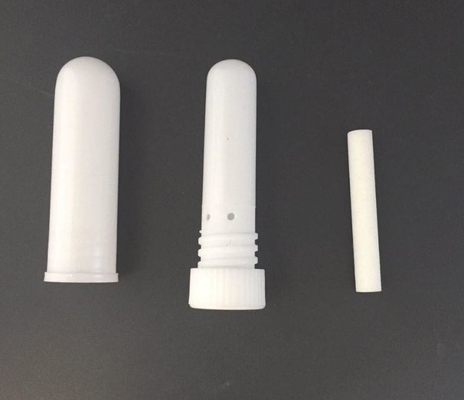 Plastic PP Bottles Blank Nasal Inhaler sticks Essential Oil inhaler tube with cotton wicks nasal specimen tube